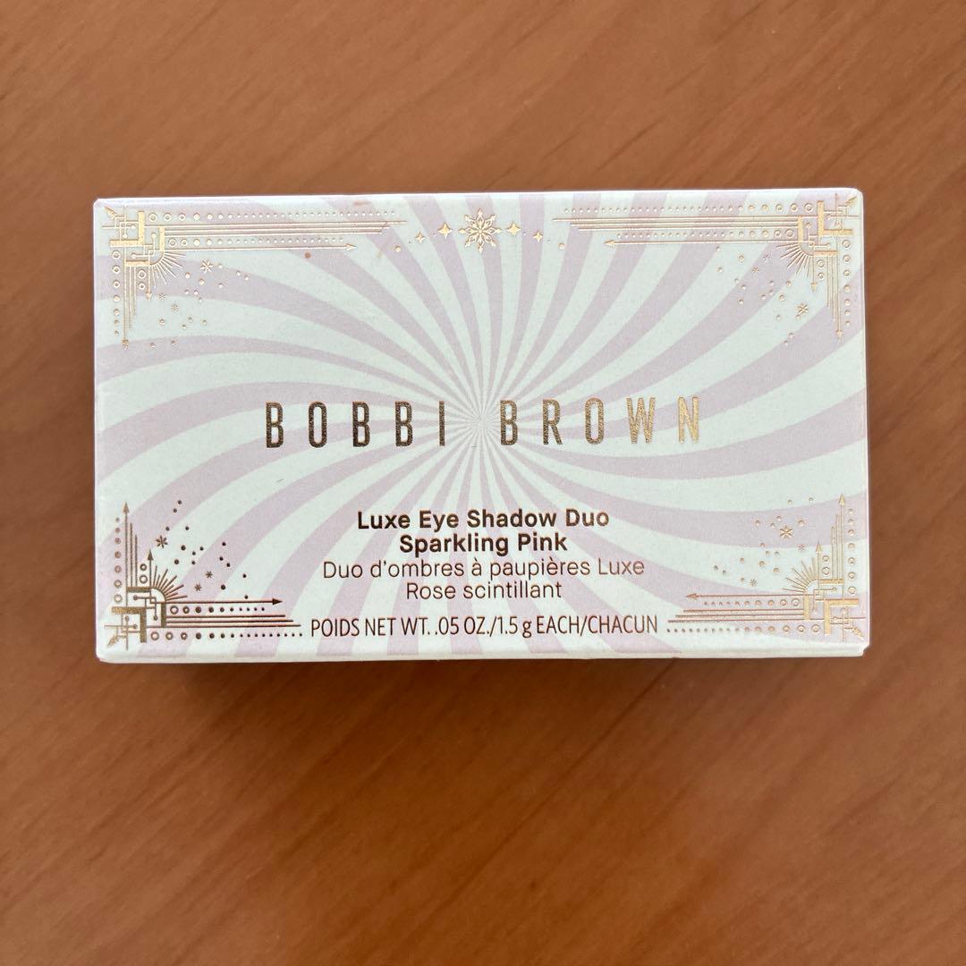ボビーブラウン　リュクスアイシャドウデュオ　限定　スパークリングピンク