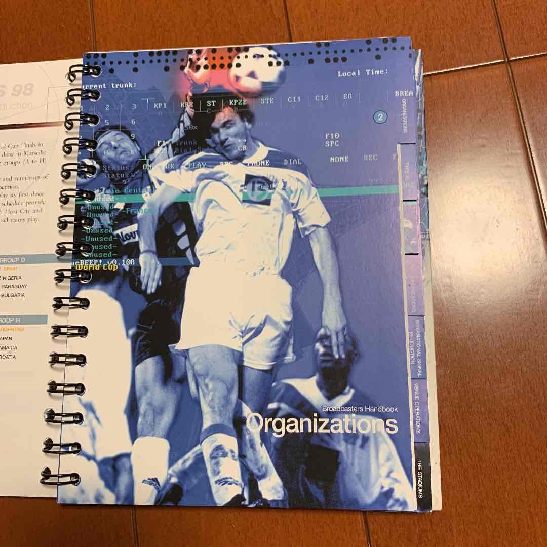 ★希少 レア★FIFA W杯 ワールドカップ ハンドブック 1998