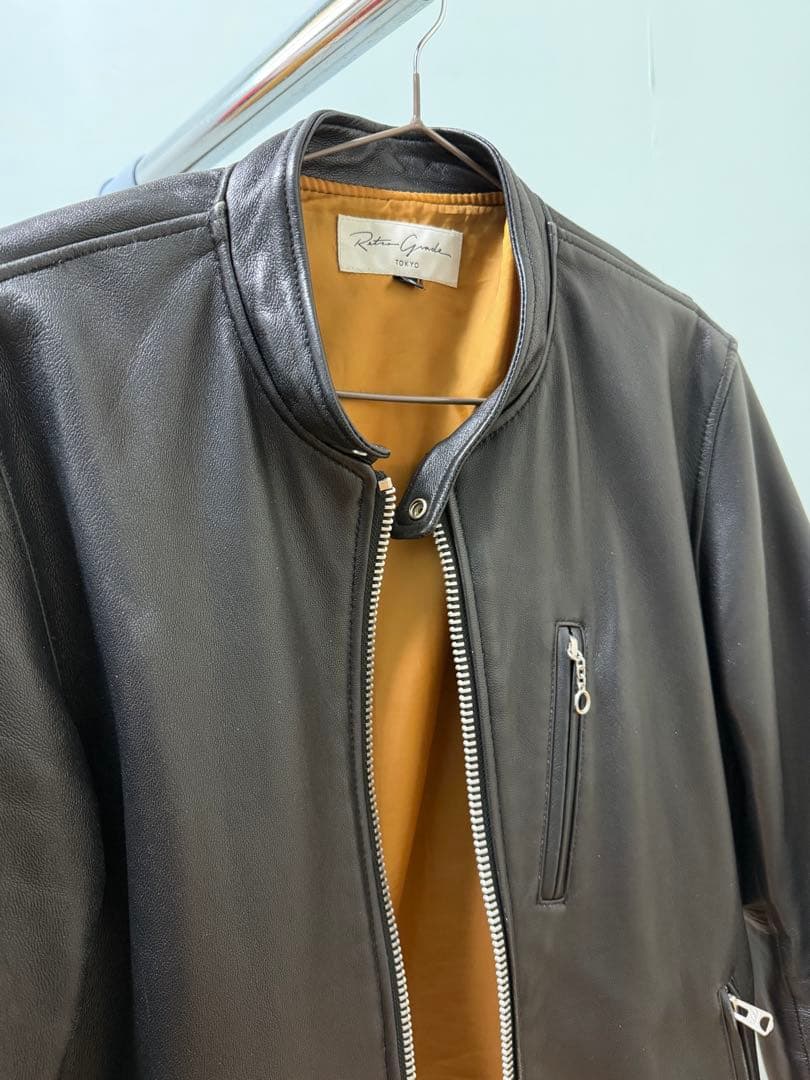 KTM 　Retro Grade 羊革　シングルライダース黒Ｍ　美品