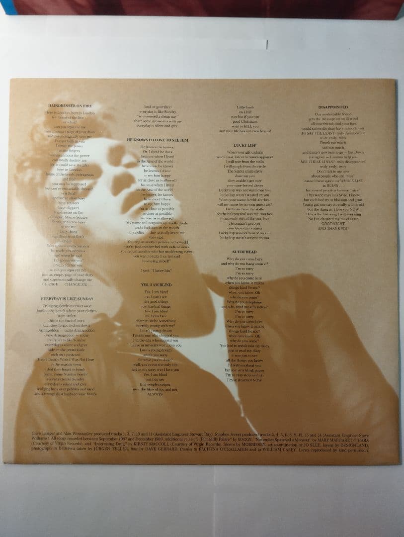 MORRISSEY BONA DRAG UK盤アナログレコード