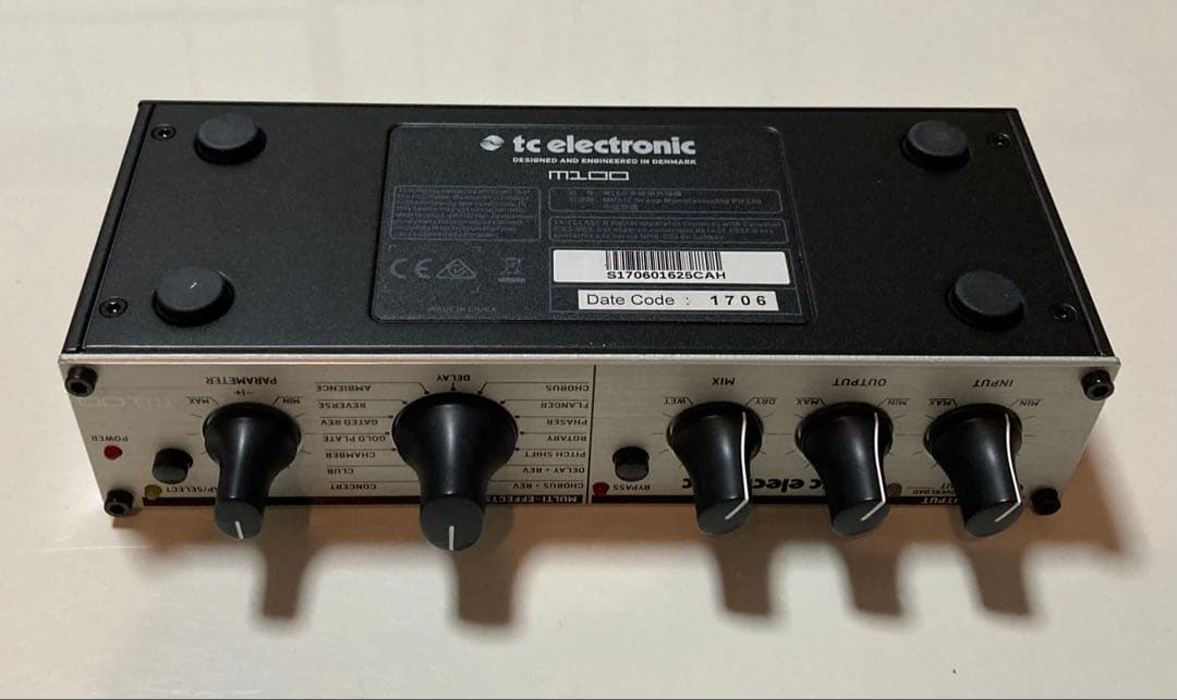 tc electronic m100 マルチエフェクター、元箱、付属品完備