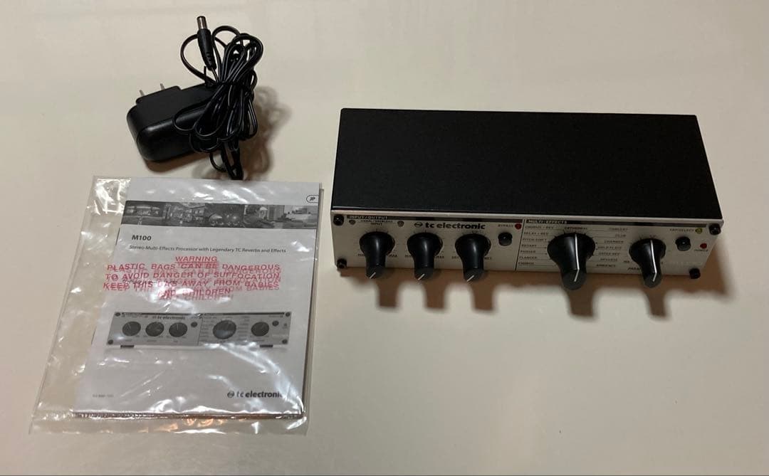 tc electronic m100 マルチエフェクター、元箱、付属品完備