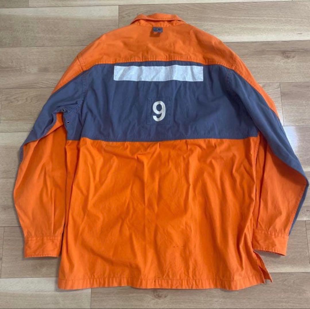 POLO SPORT ワークジャケット オレンジ・グレー シャツ