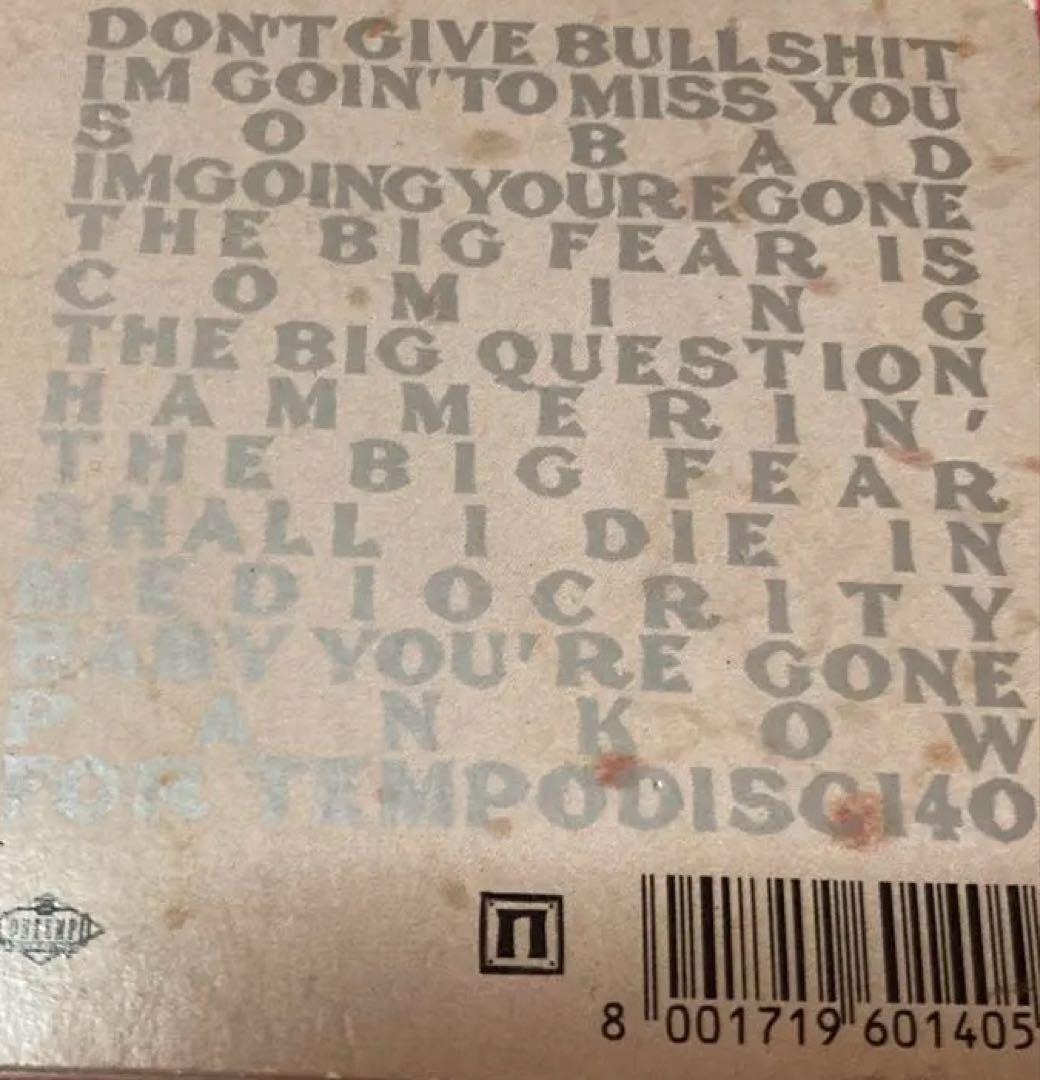 Pankow .Me & My Ding Dong 8センチ8cmシングルCD