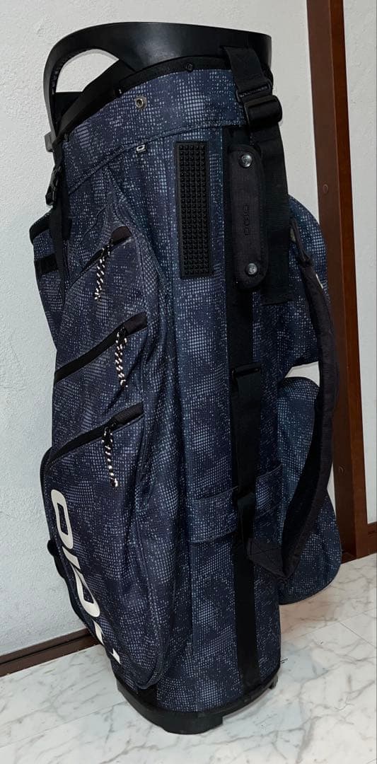 OGIO 14分割 キャディバッグ ネイビー、INNOVATIONフードカバー付