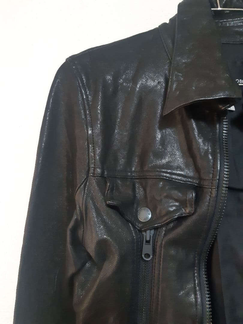 ブラックレザー　Gジャン　ジャケット　バッファローボブス