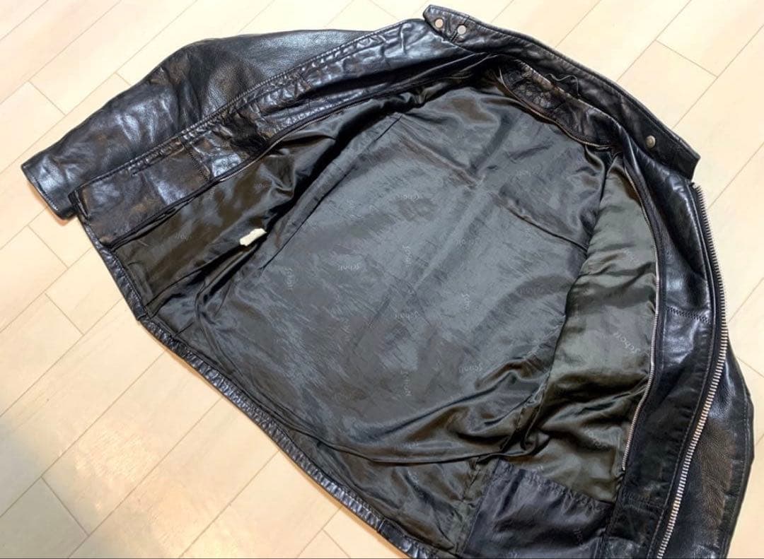 ショット シングルライダース 141 レザージャケット 革ジャン 黒 34