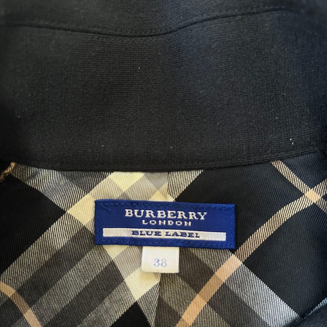 BURBERRY バーバリーブルーレーベル　ノバチェック コートショート丈38