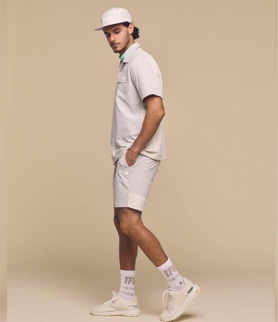メンズウェア TFW49 COMBINATION OPEN COLLAR SHIRT