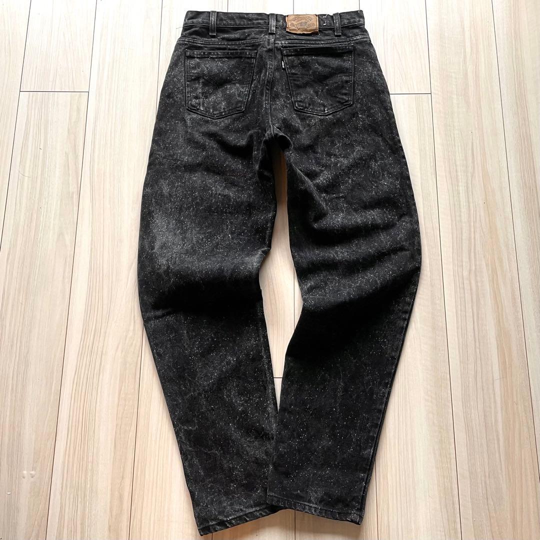 貴重なブラックのギャラクティックウォッシュ！80s Levi’s 550 W32