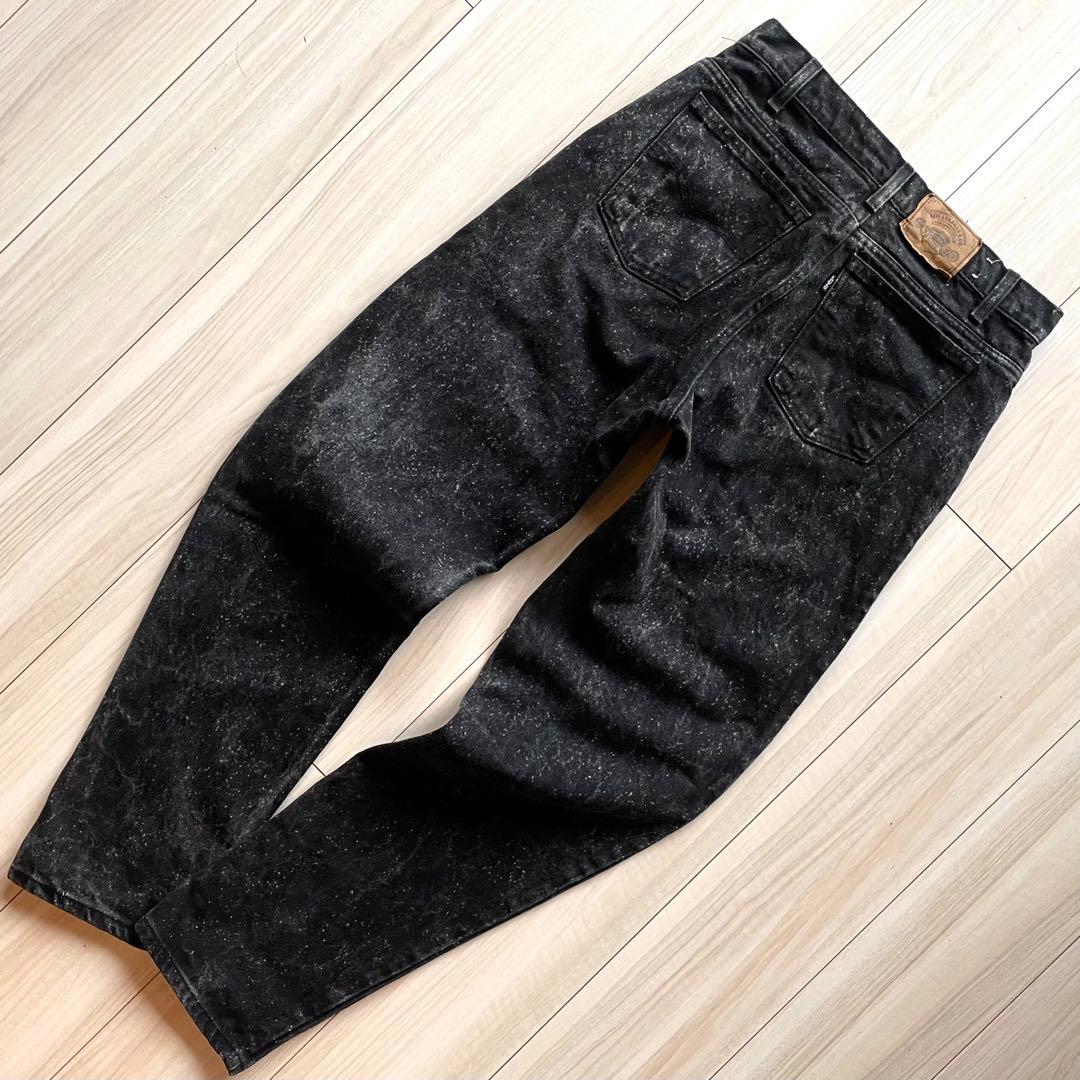 貴重なブラックのギャラクティックウォッシュ！80s Levi’s 550 W32