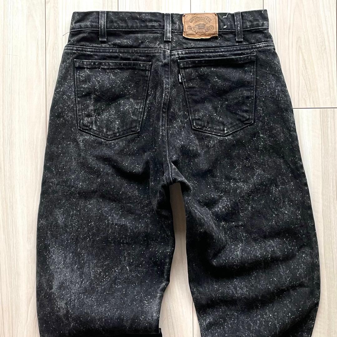 貴重なブラックのギャラクティックウォッシュ！80s Levi’s 550 W32