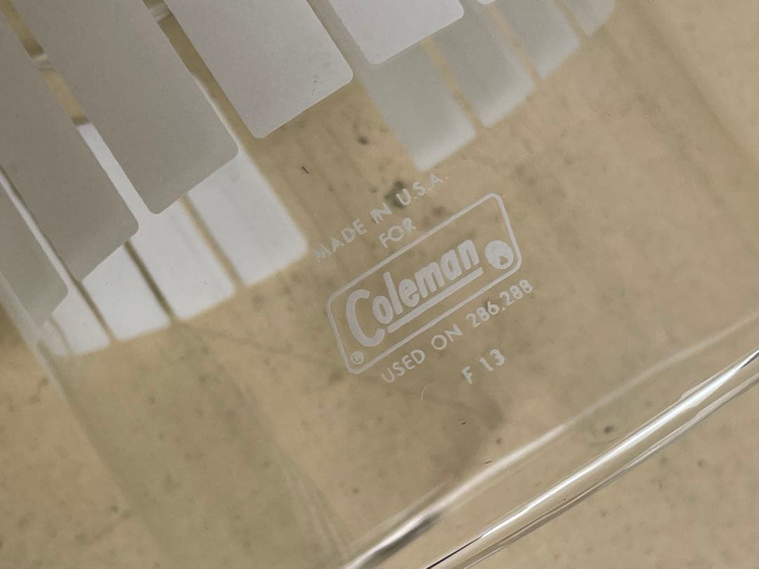 コールマンColeman ランタン用【ハーフフロストグローブ#4】短冊柄