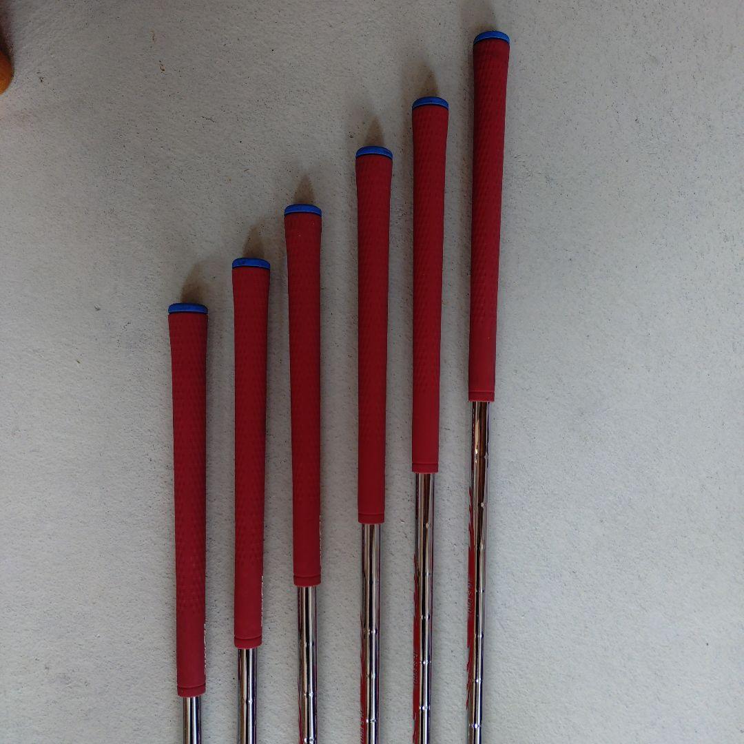 PING IBLADE　アンセット 5番〜W 6本セット　黒ドット