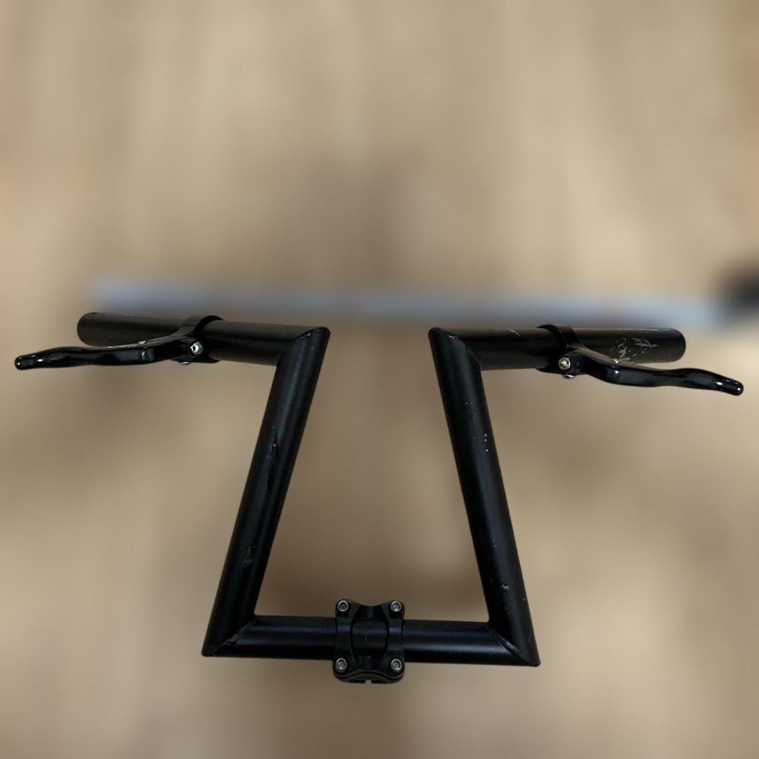 Z型 ブラックハンドルバー 28.6mm のハンドル25mm