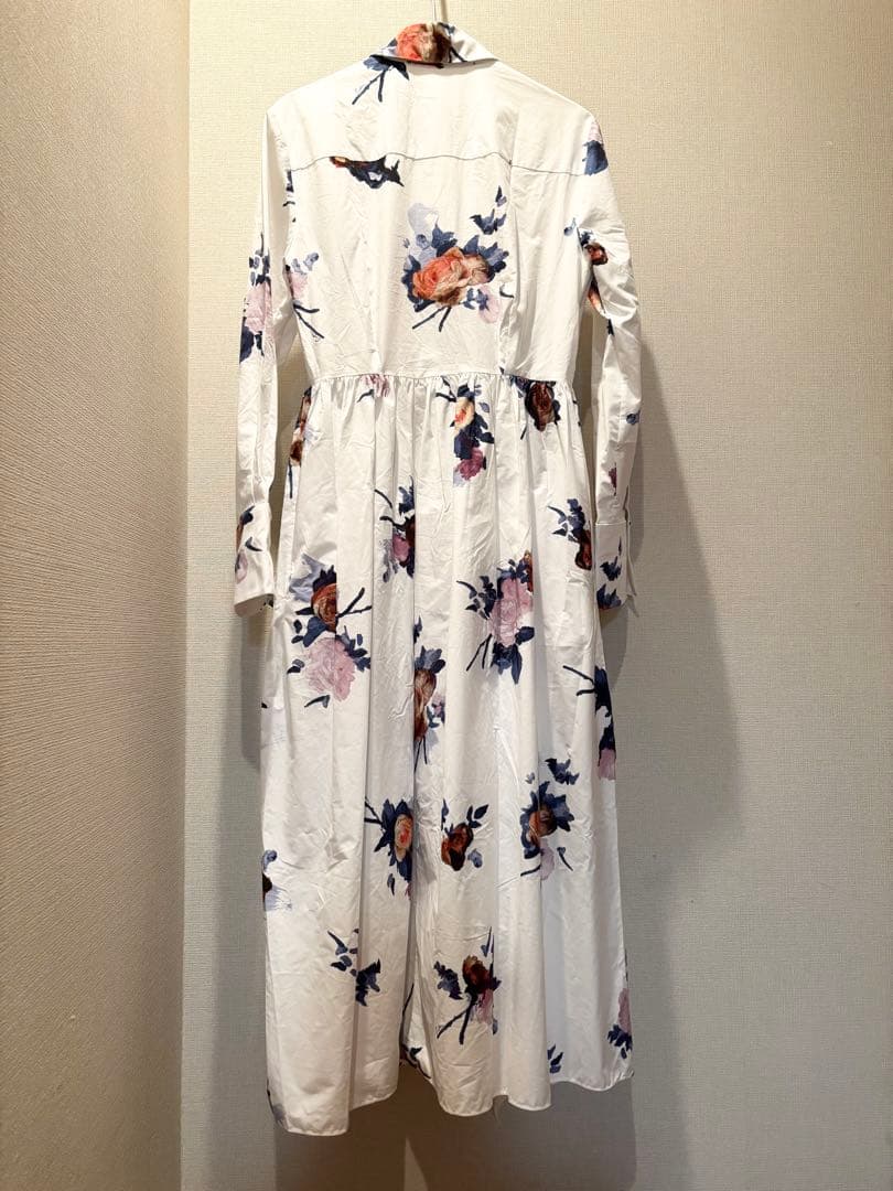 ERDEM アーデム　ローズ　フラワー　花柄　シャツ　ドレス　ワンピース