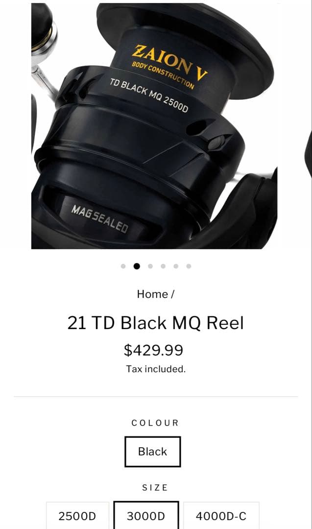 DAIWA 21 TD BLACK MQ 3000D 海外モデル　セルテート