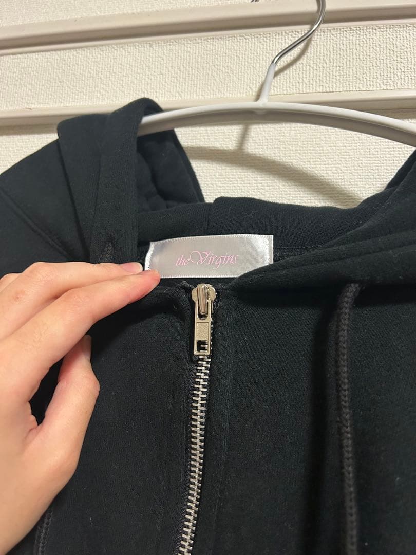トップス the virgins heart bijou ziphoodie