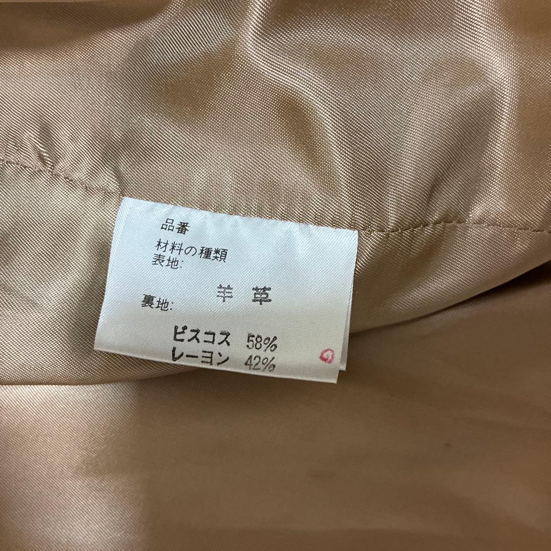 VICTOR SANJUAN レザージャケット ブラウン スペイン製 本革　XL