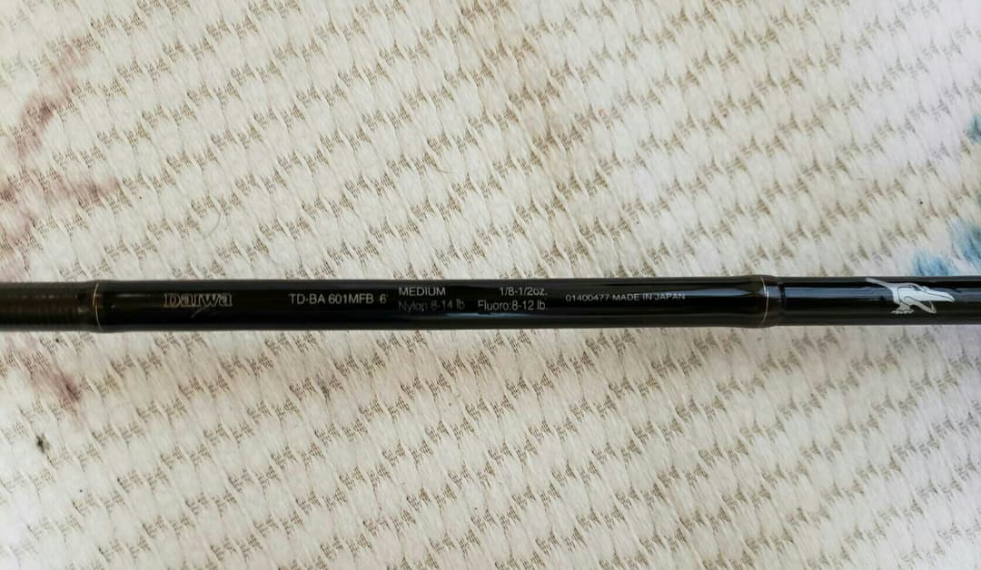 バスロッド　DAIWA　BATTLER  RAPTOR (折れあり)　値下げ