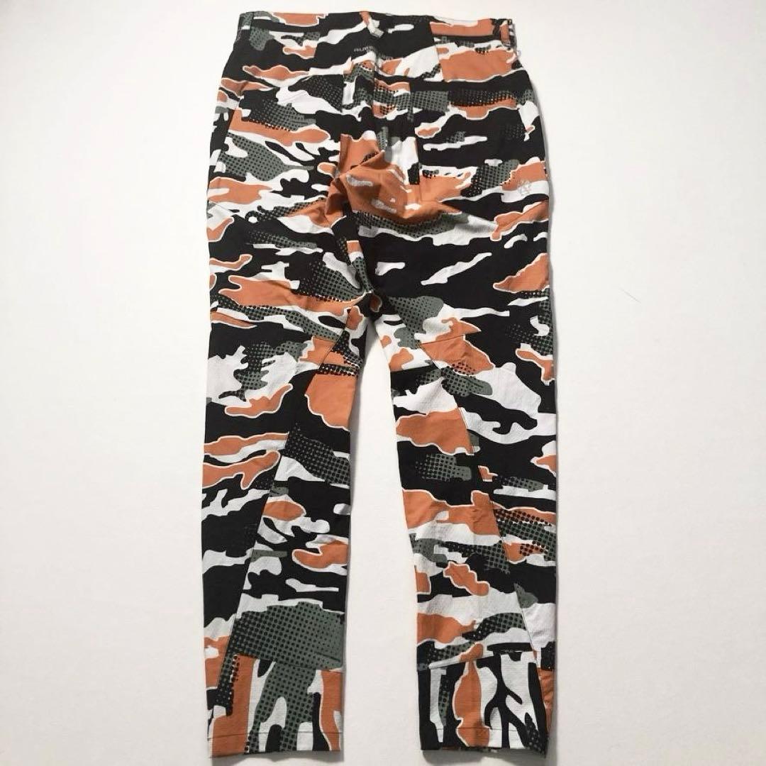 【ビッグサイズ/極美品】ラッセルノ カモフラパンツ 総柄 ゴルフ ストレッチ 7