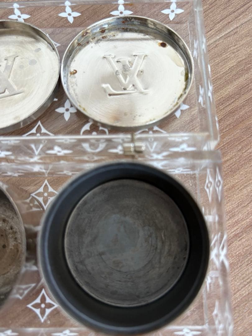 【レア】ルイ・ヴィトン クリアボックス キャンドル収納　ノベルティ非売品