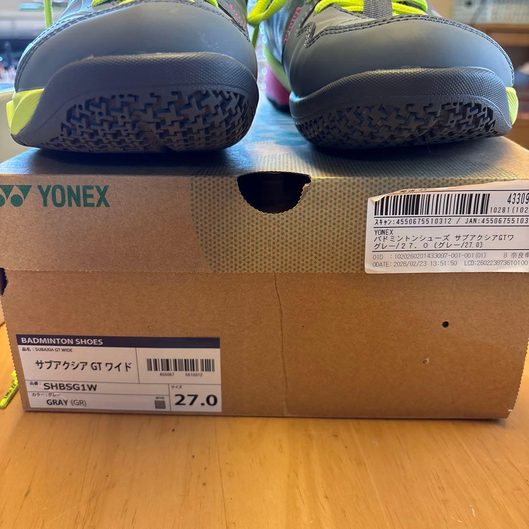 YONEX サブアクシア SUBAXIA GT WIDE 27cm