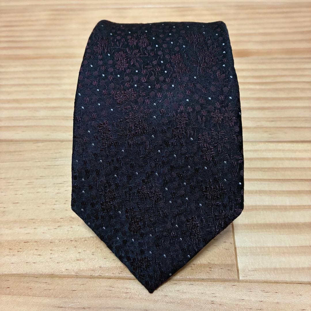 【極美品】Paul Smith ネクタイ ボタニカル 花柄 植物 高級ジャガード