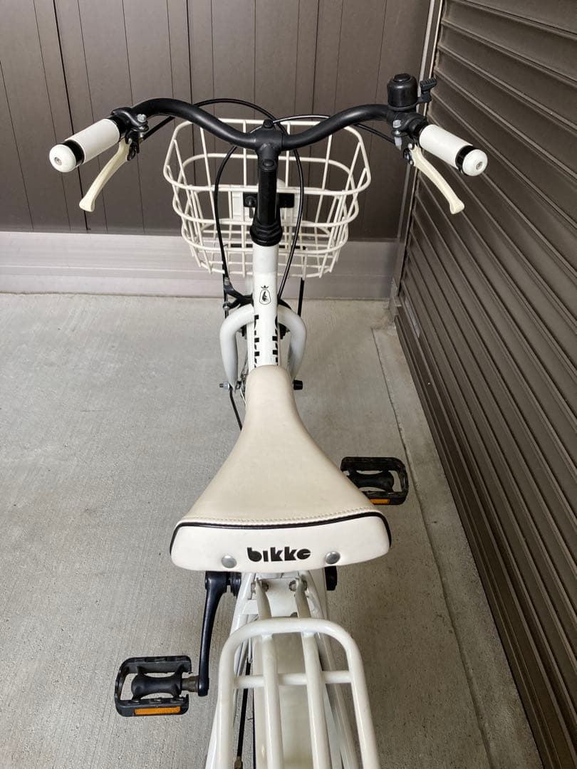 【引取り限定】ブリヂストン bikke m 子供用自転車 ホワイト