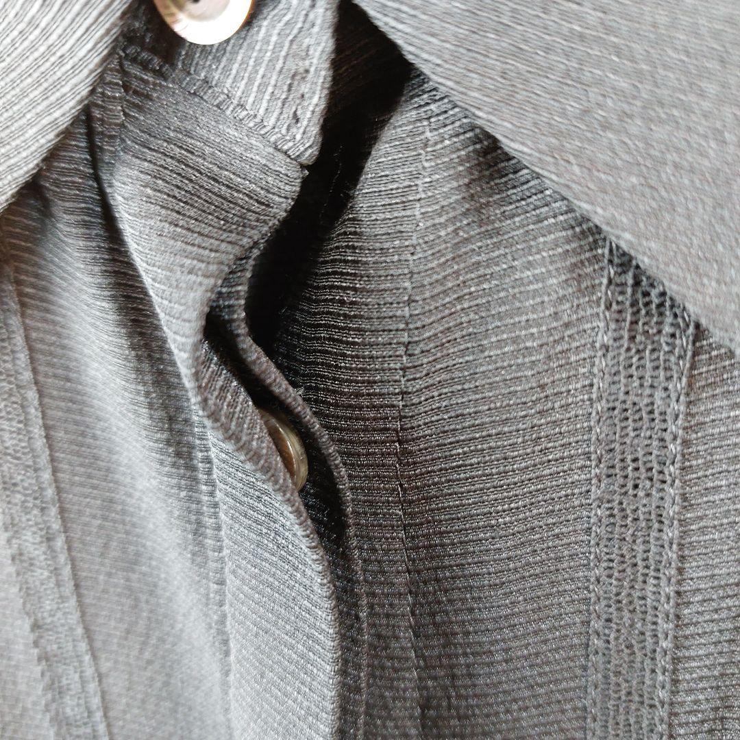 KEITA MARUYAMA　レース刺繍シルクシャツ 花柄 黒 M 長袖
