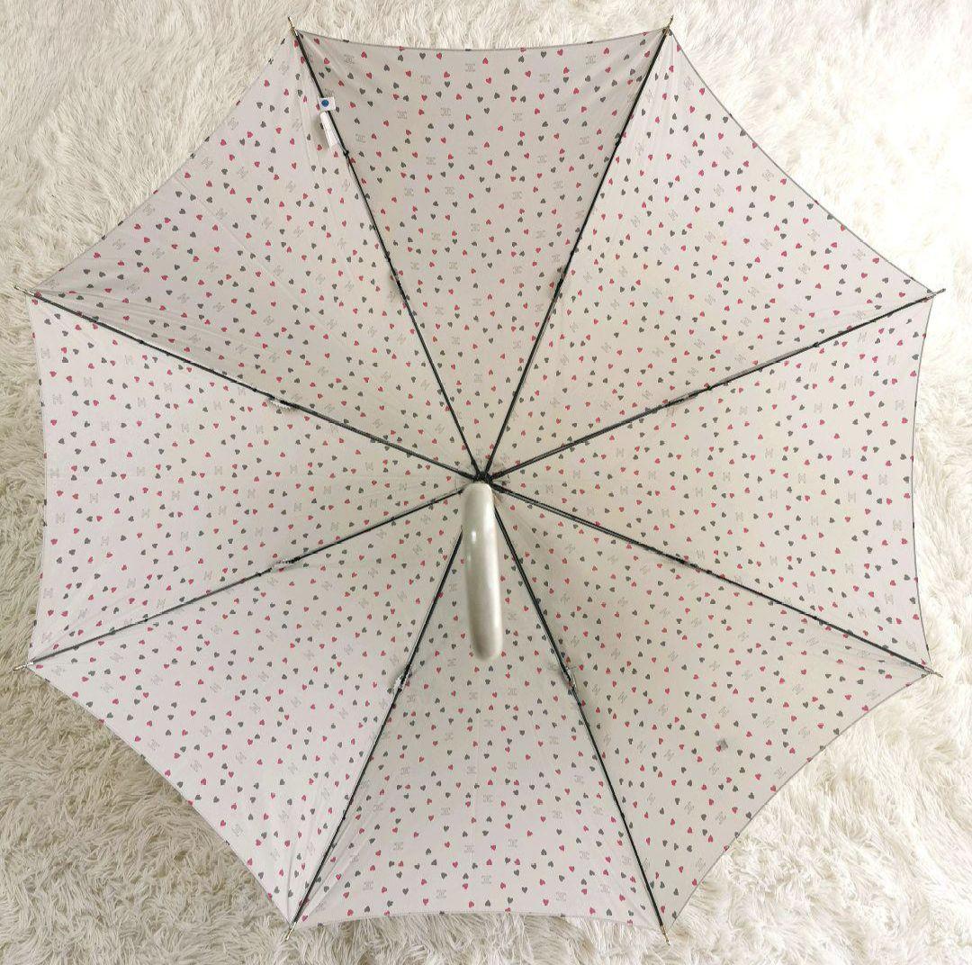 美品✨CELINE 雨傘 長傘 マカダム柄 トリオンフ ハート柄 軽量 ロゴ