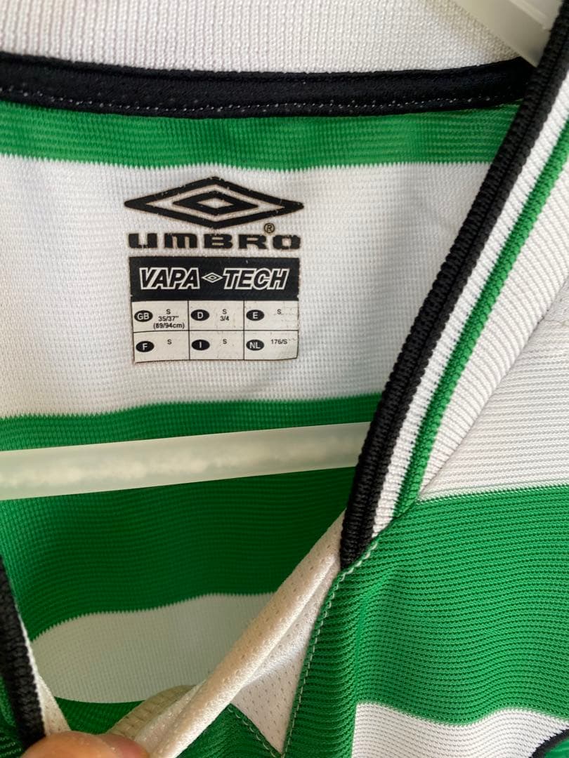 アンブロCELTIC セルティック ユニフォーム UMBRO Sサイズ