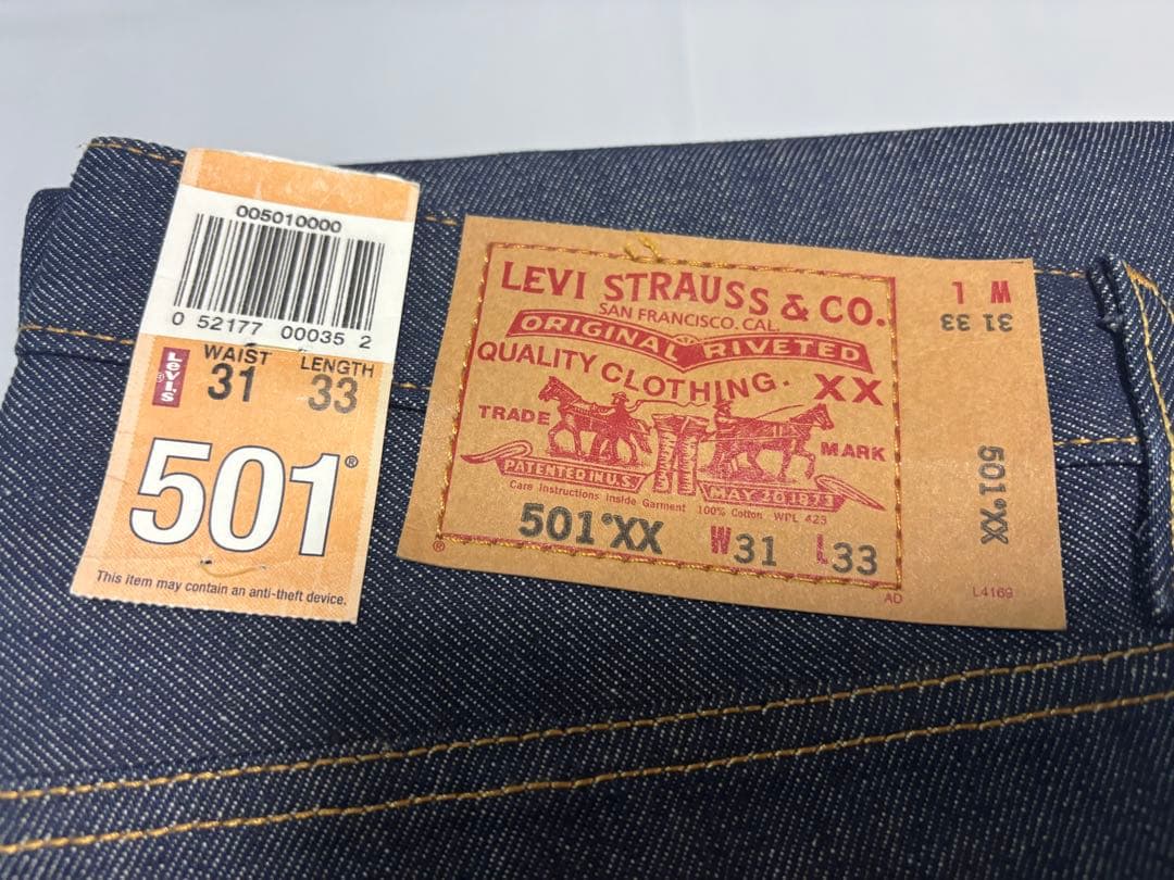 ま*ん様 Levi's 501XX デッドストック W31L33 0050100