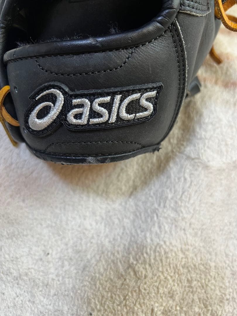 asics軟式オールラウンド用　 ブラック/ライトブラウン　早い者勝ち！
