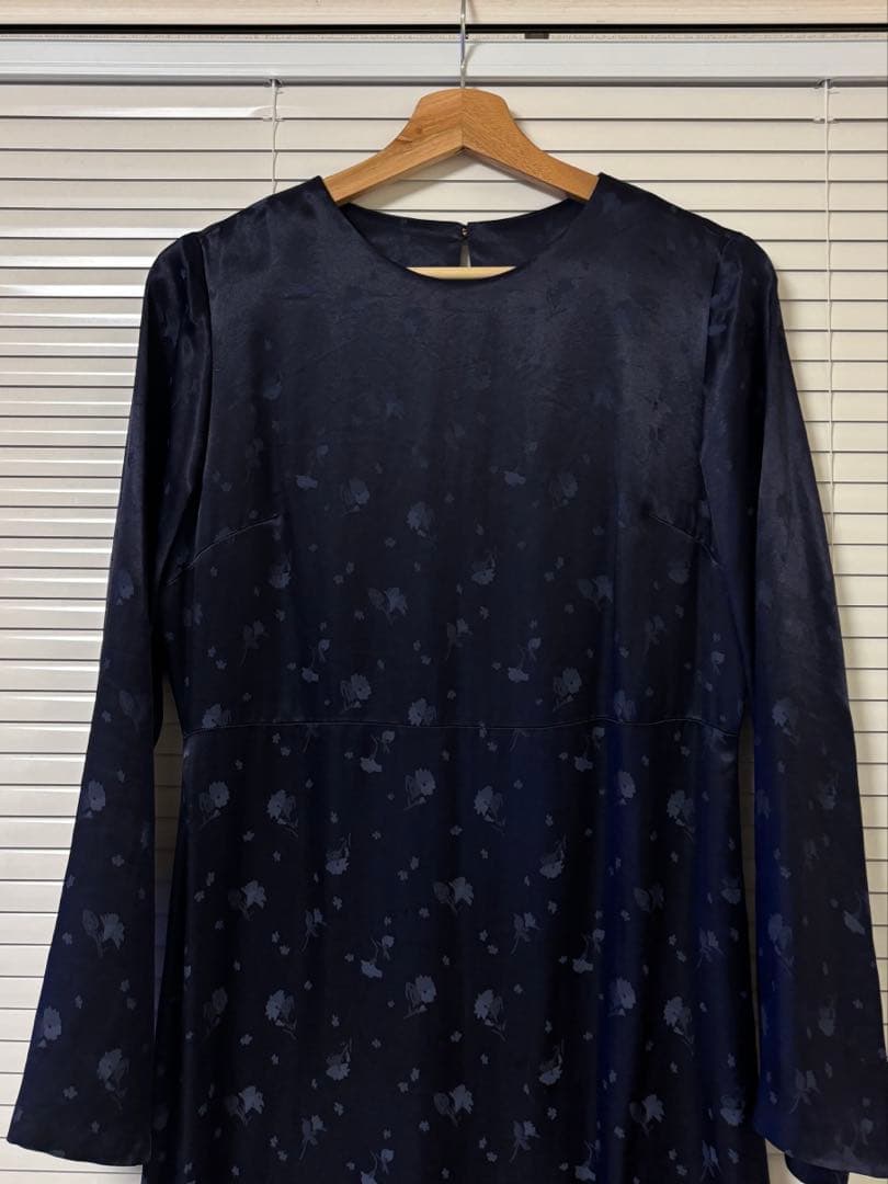 SLOBE IENA フラワージャガードワンピース