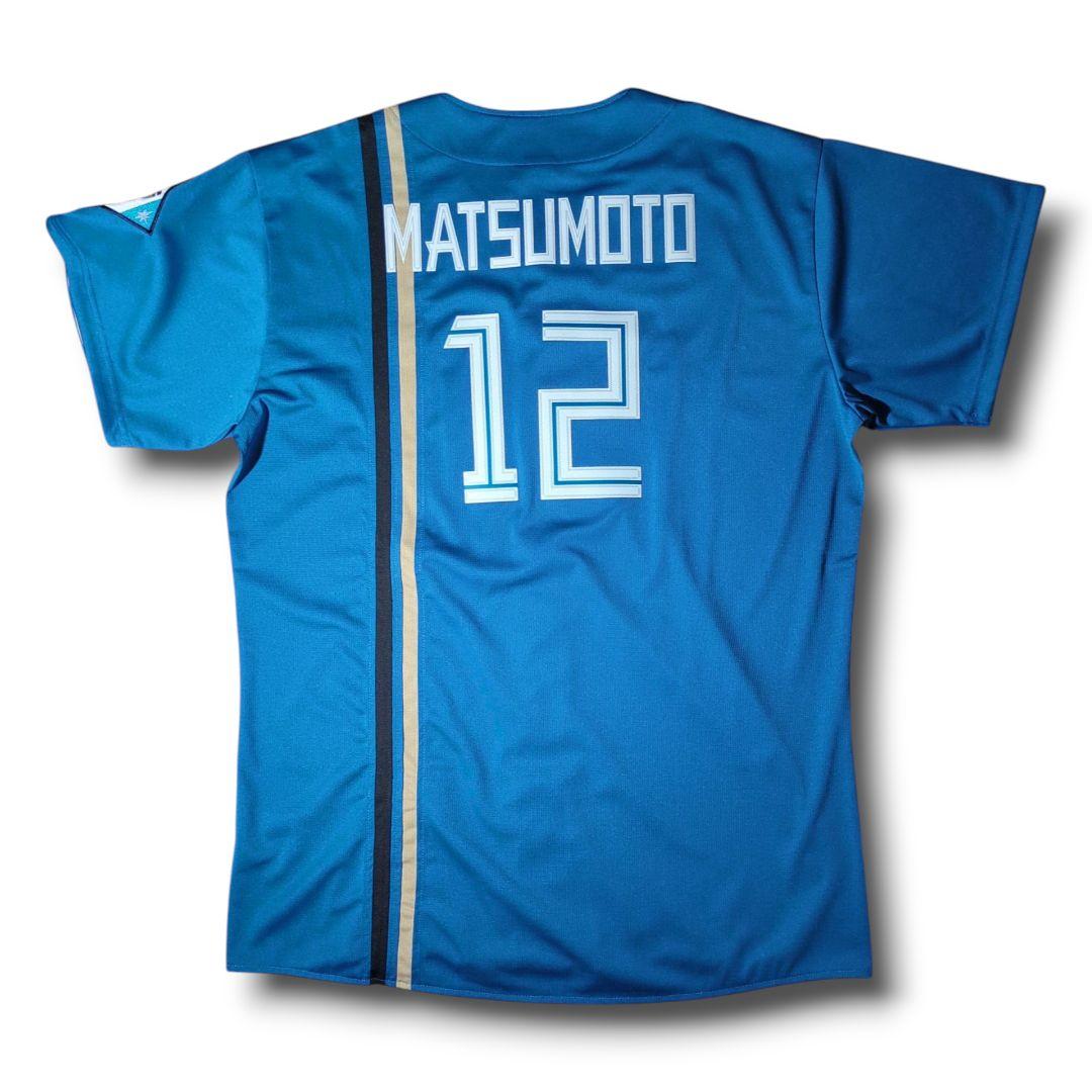 極美品 北海道日本ハムファイターズ 松本剛 #12 ビジターユニフォーム XL