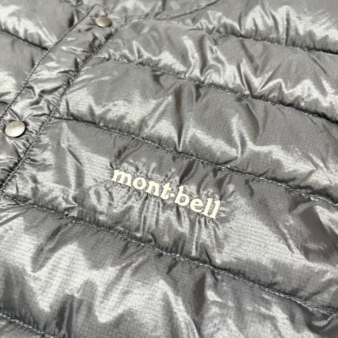 【美品】モンベル スペリオダウン ラウンドネックベスト ブラック M