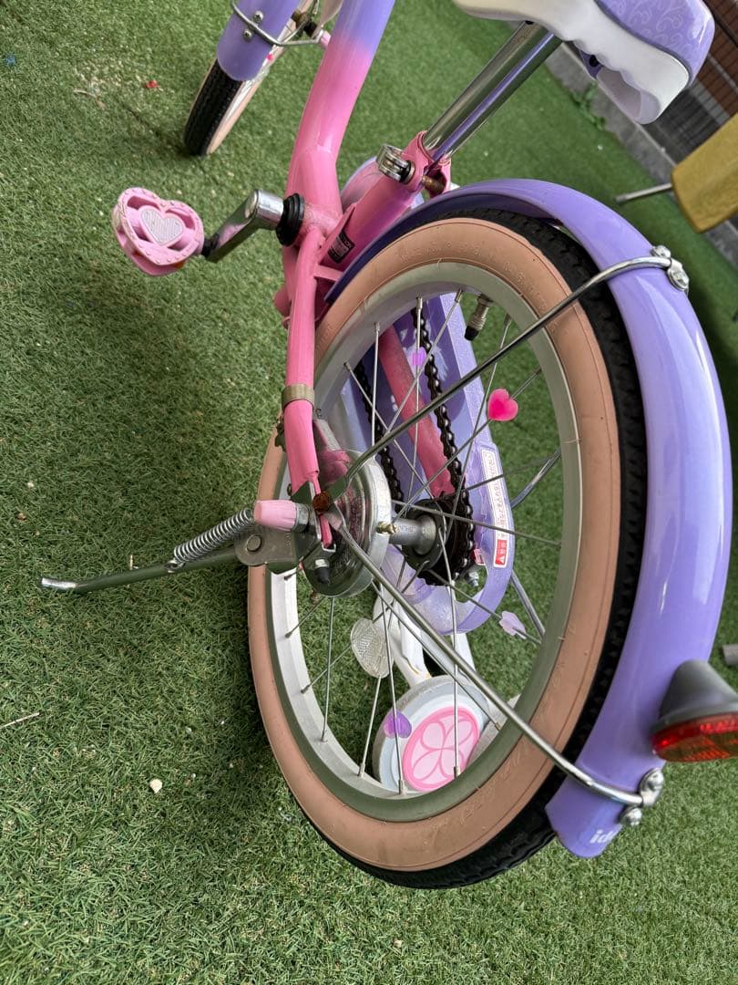 プリンセス　ソフィア　18インチ　自転車　子供　女の子　補助輪付き