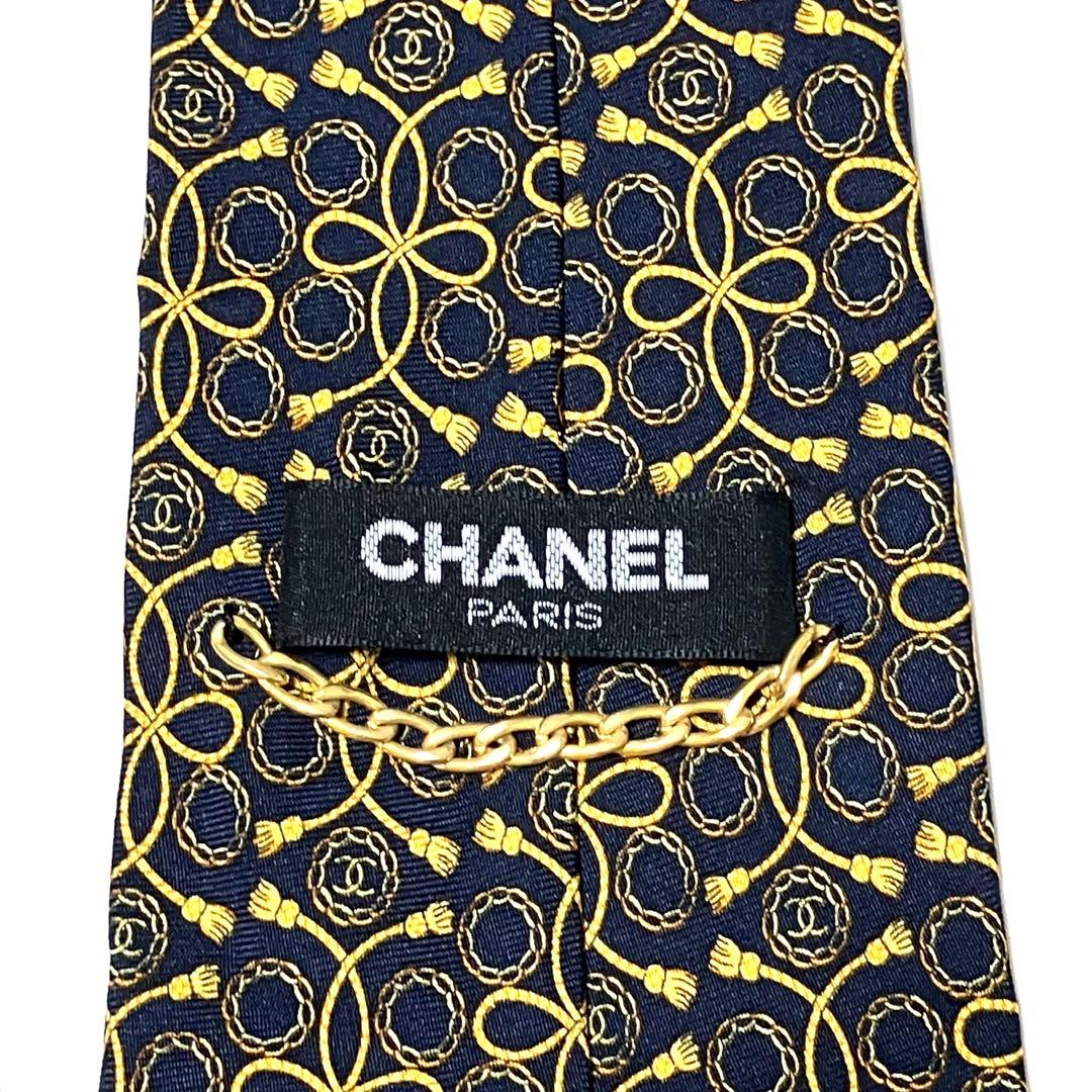 CHANEL シャネル ネクタイ メンズ チェーン ブランド V9