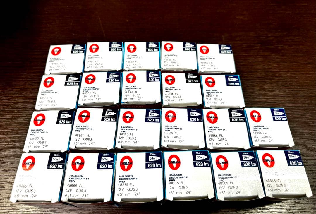 OSRAM オスラム DECOSTAR ハロゲン電球 GU5.3 12V 24°
