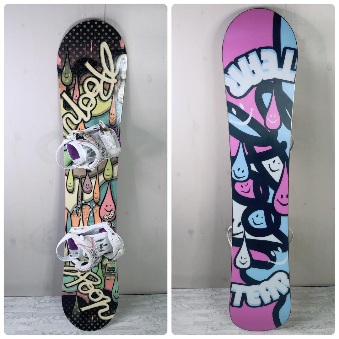 Spoon TEAR 138cm Mサイズ　スノーボード　2点セット　レディース
