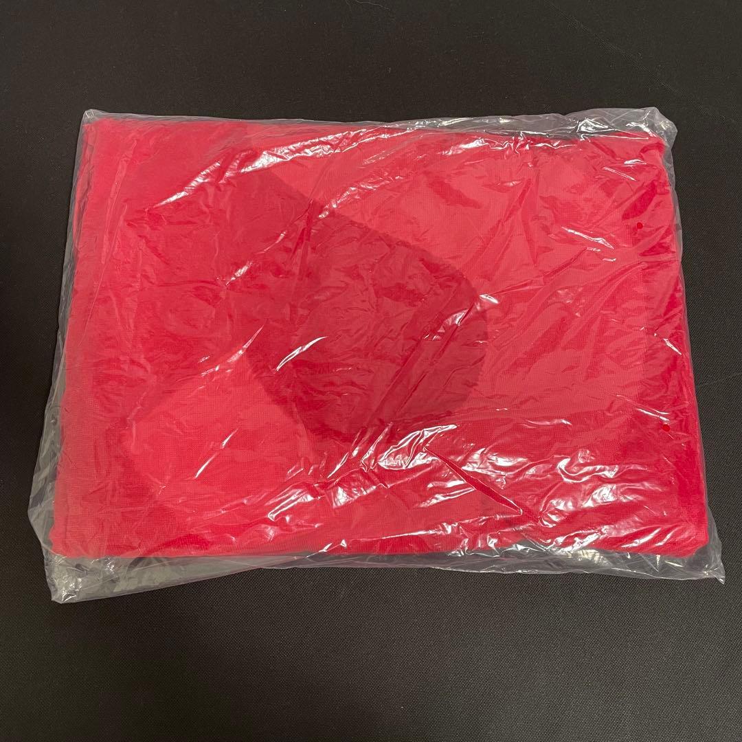Supreme tonal logo towel red タオル