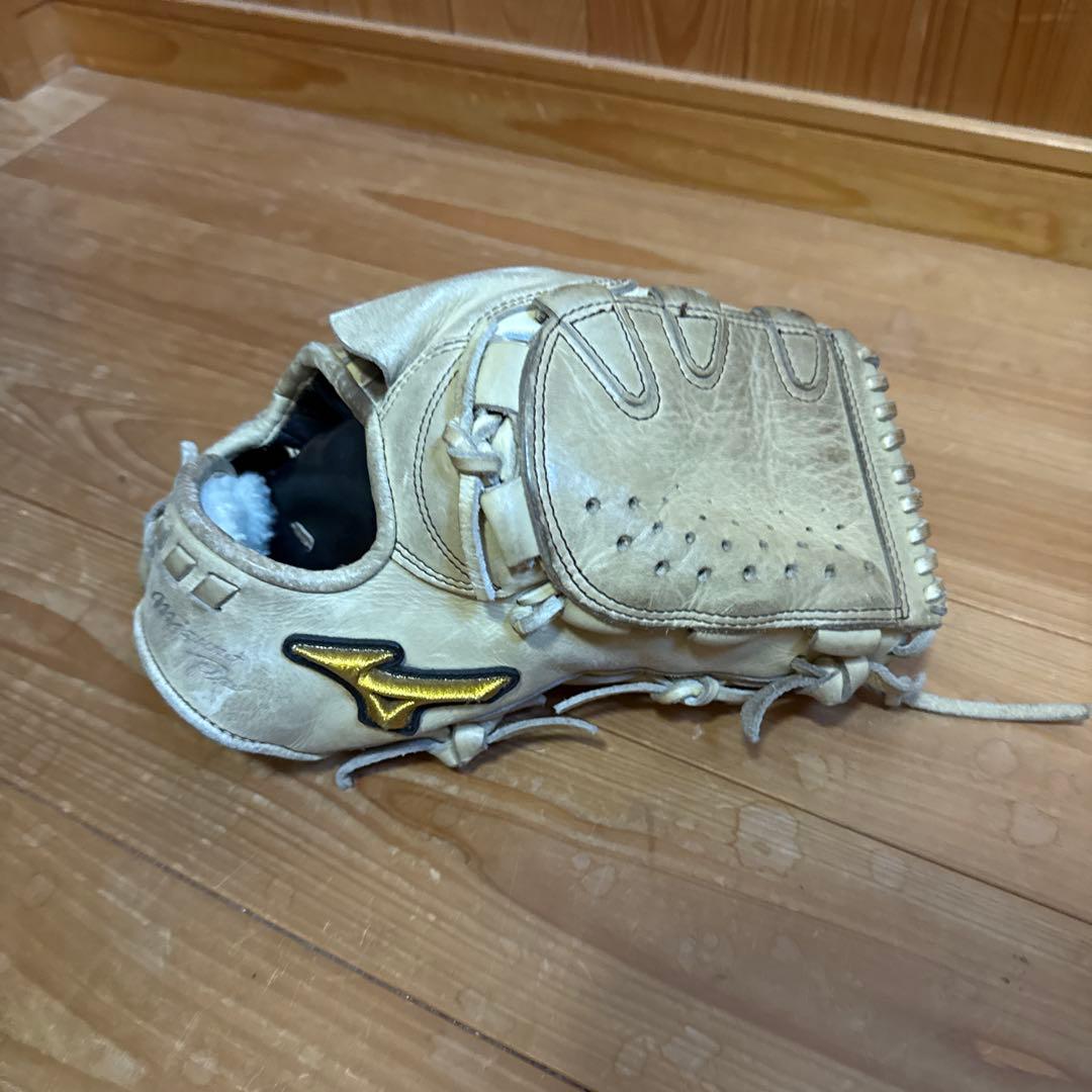 ミズノプロ　軟式グローブ ベージュ
