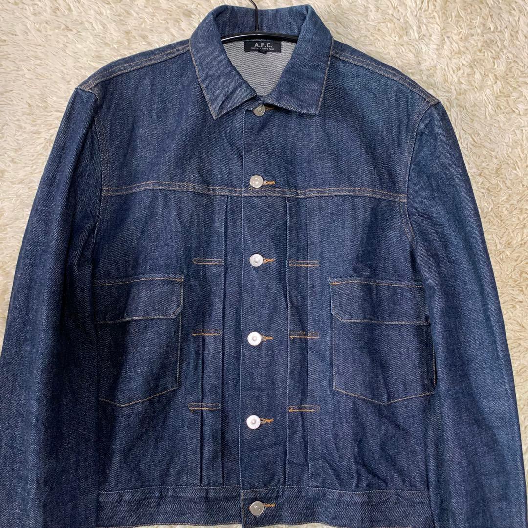 A.P.C. デニムジャケット 2nd イースト期 日本製 赤耳 L相当 90s