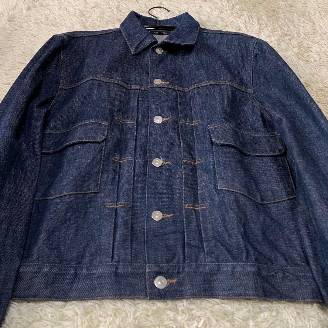 A.P.C. デニムジャケット 2nd イースト期 日本製 赤耳 L相当 90s