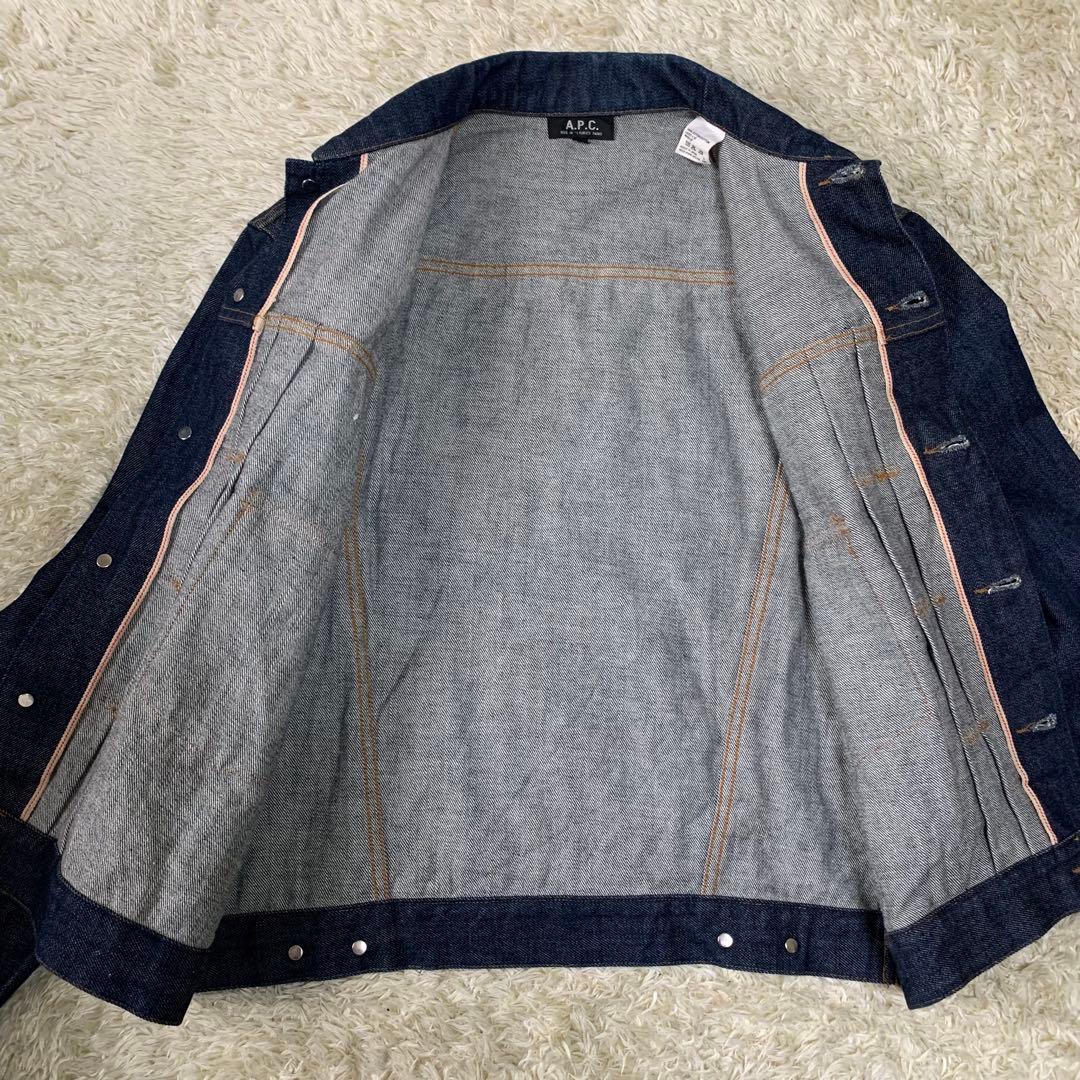 A.P.C. デニムジャケット 2nd イースト期 日本製 赤耳 L相当 90s