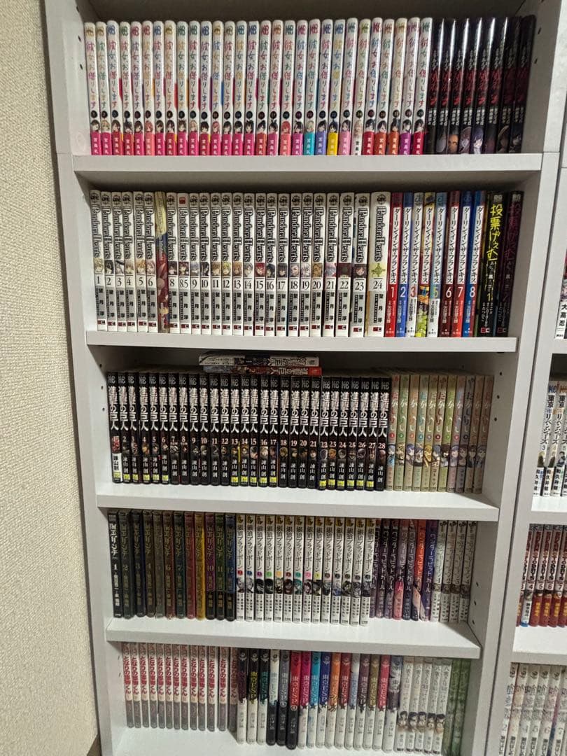 漫画、ラノベ、小説全巻+本棚セット