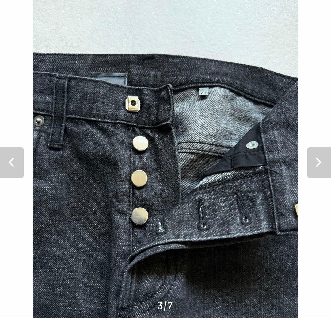 パンツ dior homme 2000s black denim size 29
