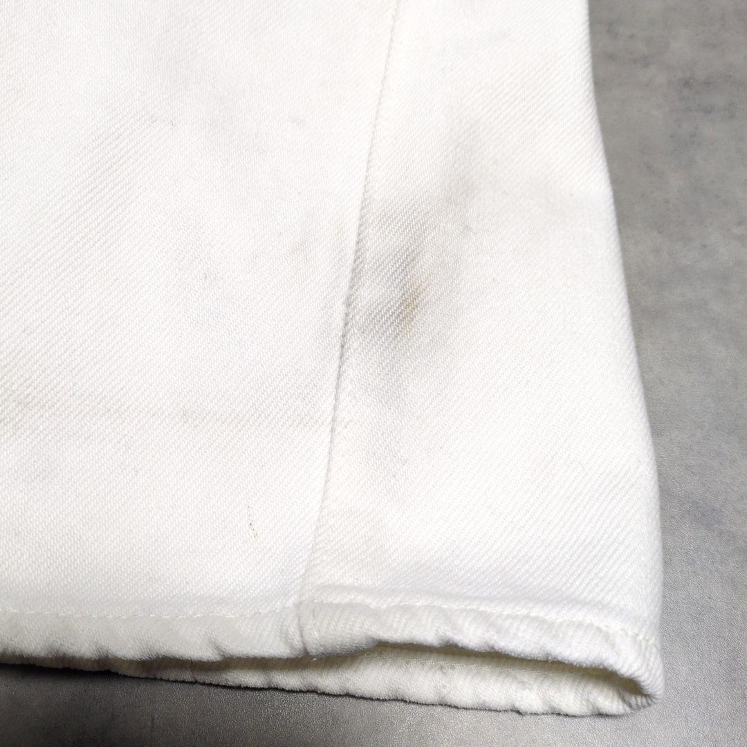 IRON HEART 21oz 赤耳 ホワイト デニムパンツ 32