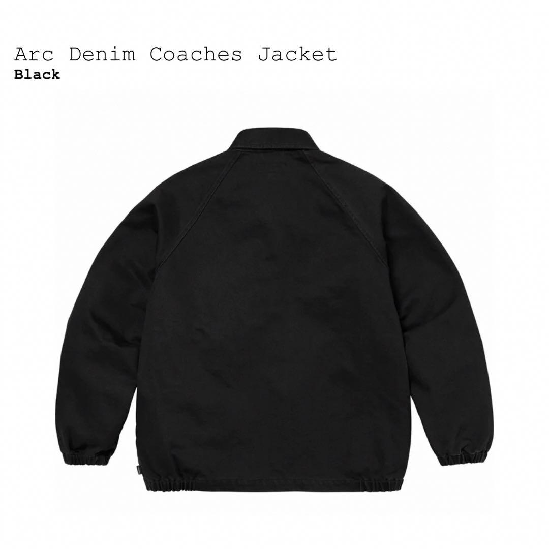 ジャケット・アウター Supreme Arc Denim Coache Jacket Black L